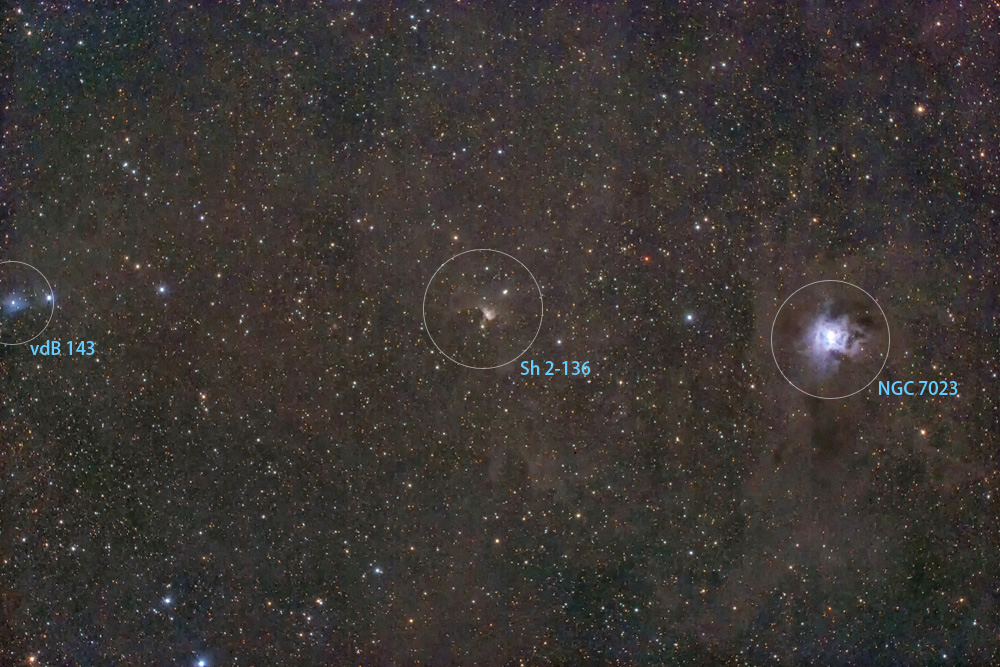 Orio Blog		Sh 2-136（暗黒星雲・反射星雲・ケフェウス座）	Sh 2-136（反射星雲・ケフェウス座）